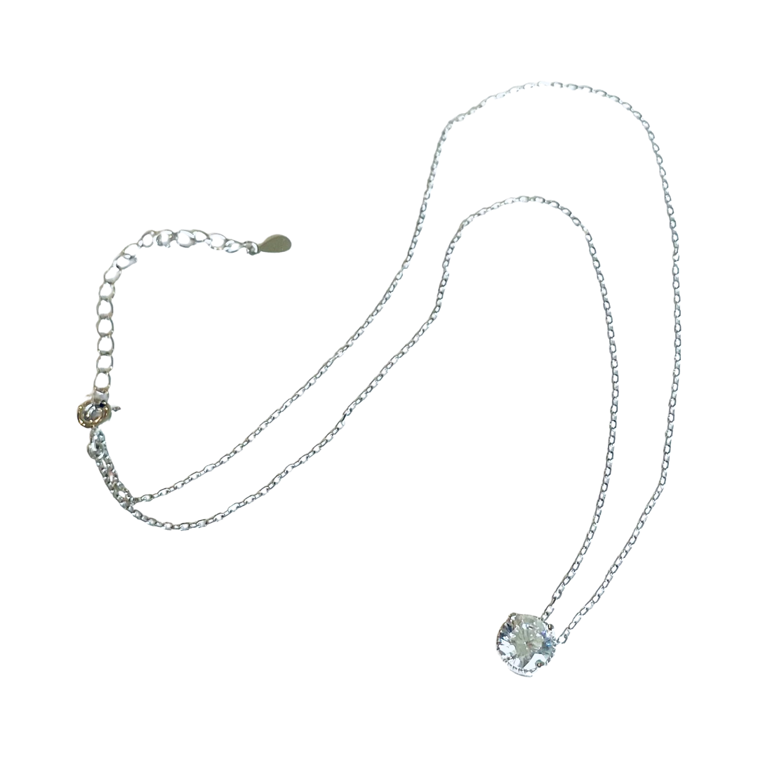 Solitaire-zircon riipus