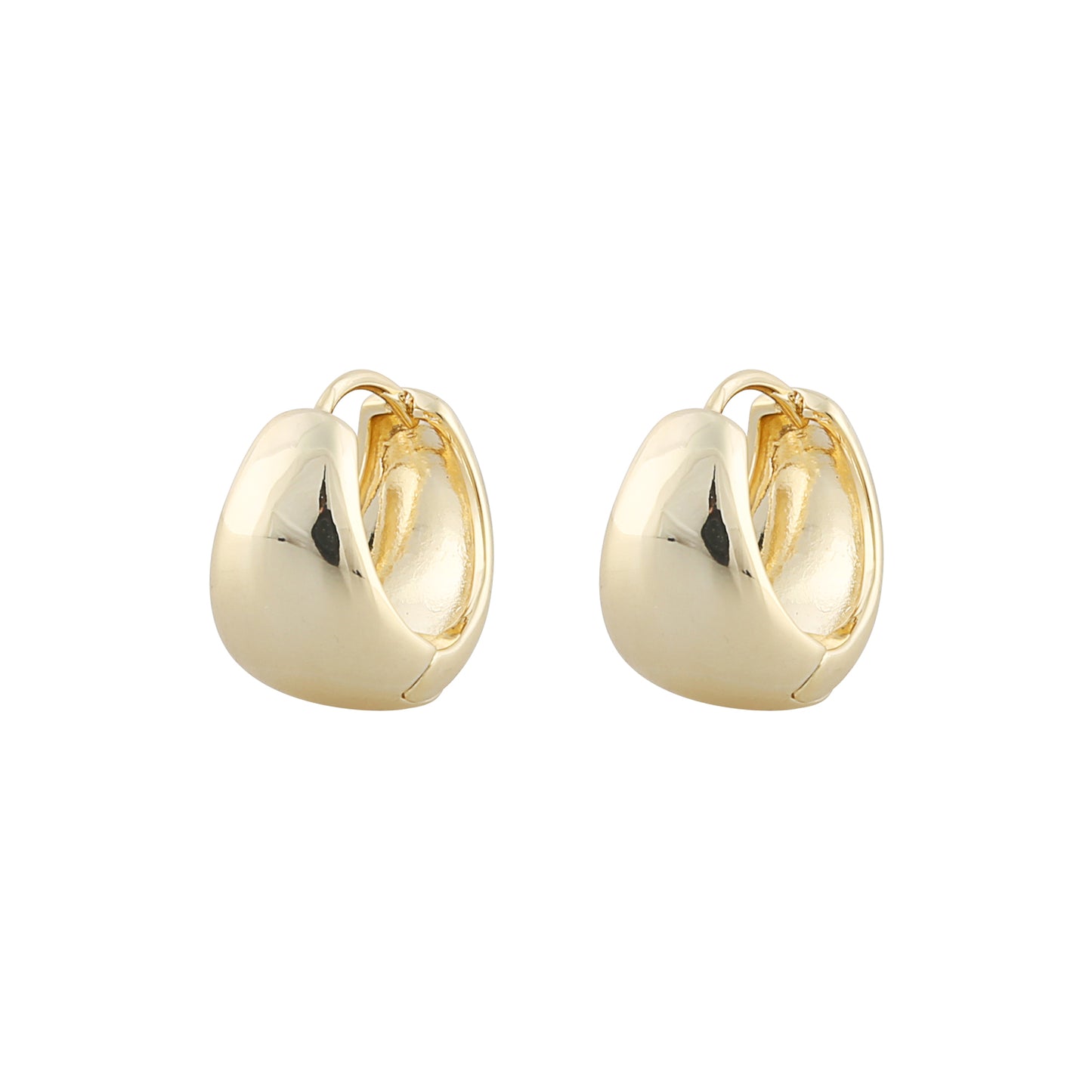 Core pure oval earring plain g