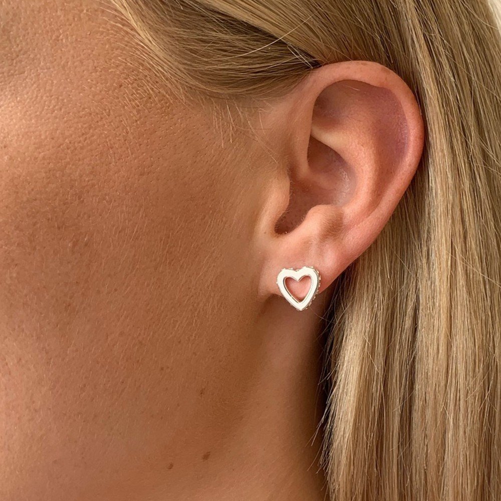 Connected ear heart s/clear - Snö of Sweden