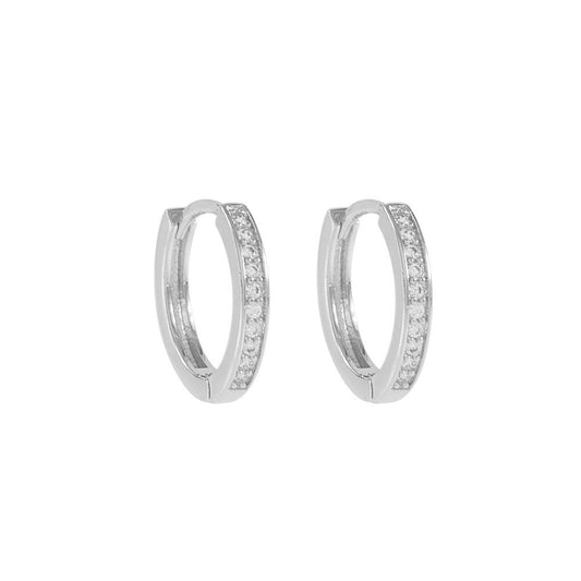 Elaine small ring ear s/clear