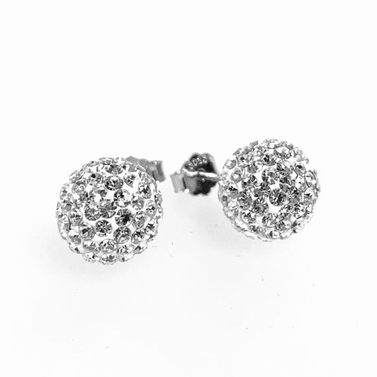 Crystal Ball Earring 10 mm