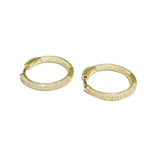 Ring earring 25 mm